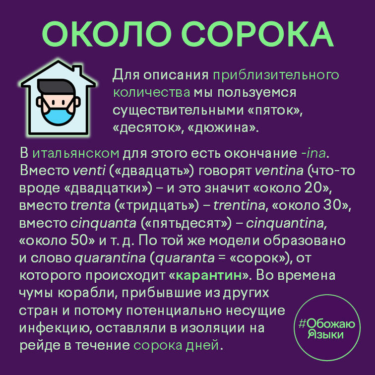 Около сорока