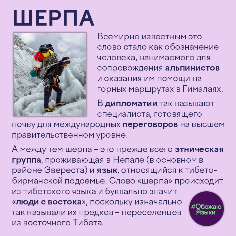 Шерпа – этническая группа, язык и профессия проводника в Гималаях